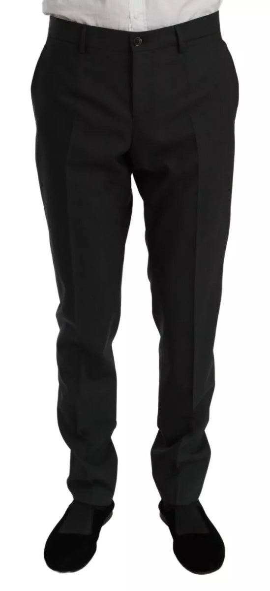Dolce & Gabbana Slim Fit MARTINI Wool Gray Suit - The Gentlemen's Vault