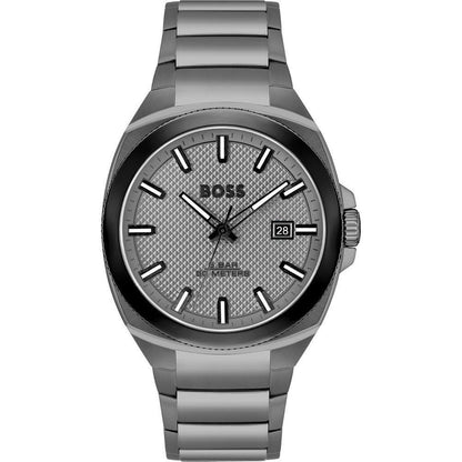 Hugo Boss Gray Stainless Steel Dress Watch - The Gentlemen's Vault