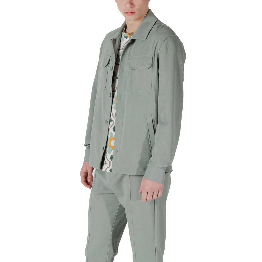Antony Morato Green Polyester Shirt - The Gentlemen's Vault