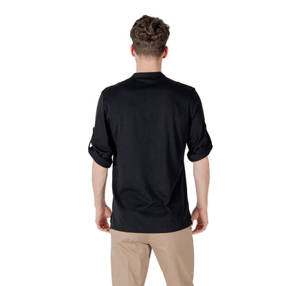 Antony Morato Black Cotton T-Shirt - The Gentlemen's Vault