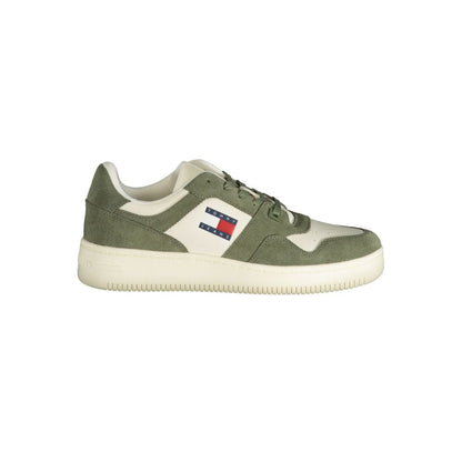 Tommy Hilfiger Green Polyester Sneaker - The Gentlemen's Vault