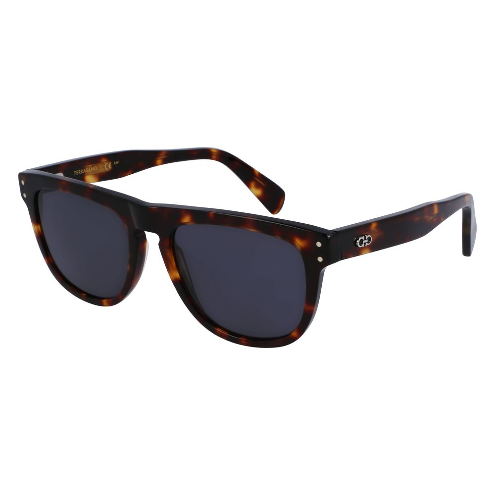 Ferragamo Brown Acetate Sunglasses - The Gentlemen's Vault