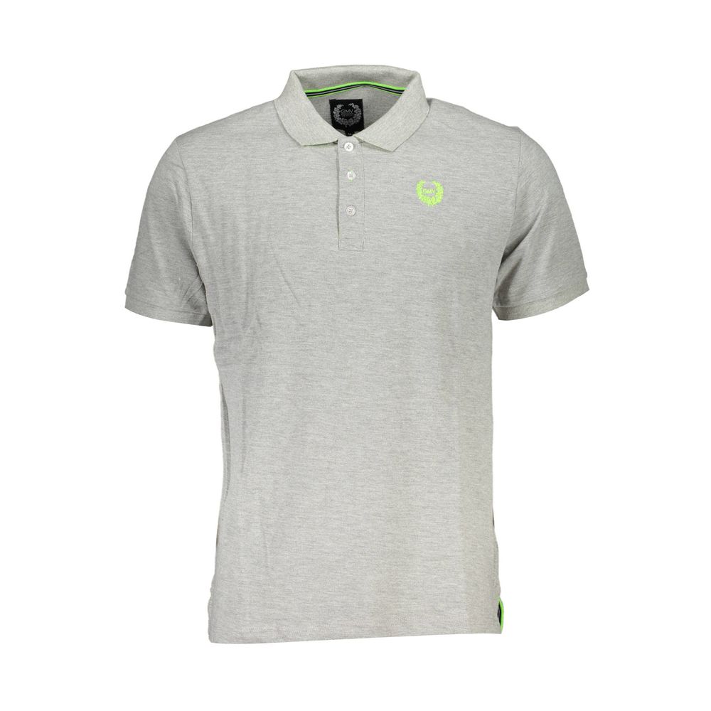 Gianmarco Venturi Gray Cotton Polo Shirt - The Gentlemen's Vault