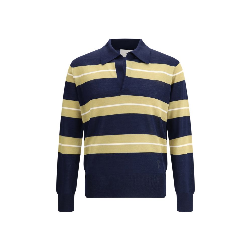 Ami Paris Raye Polo Shirt - The Gentlemen's Vault