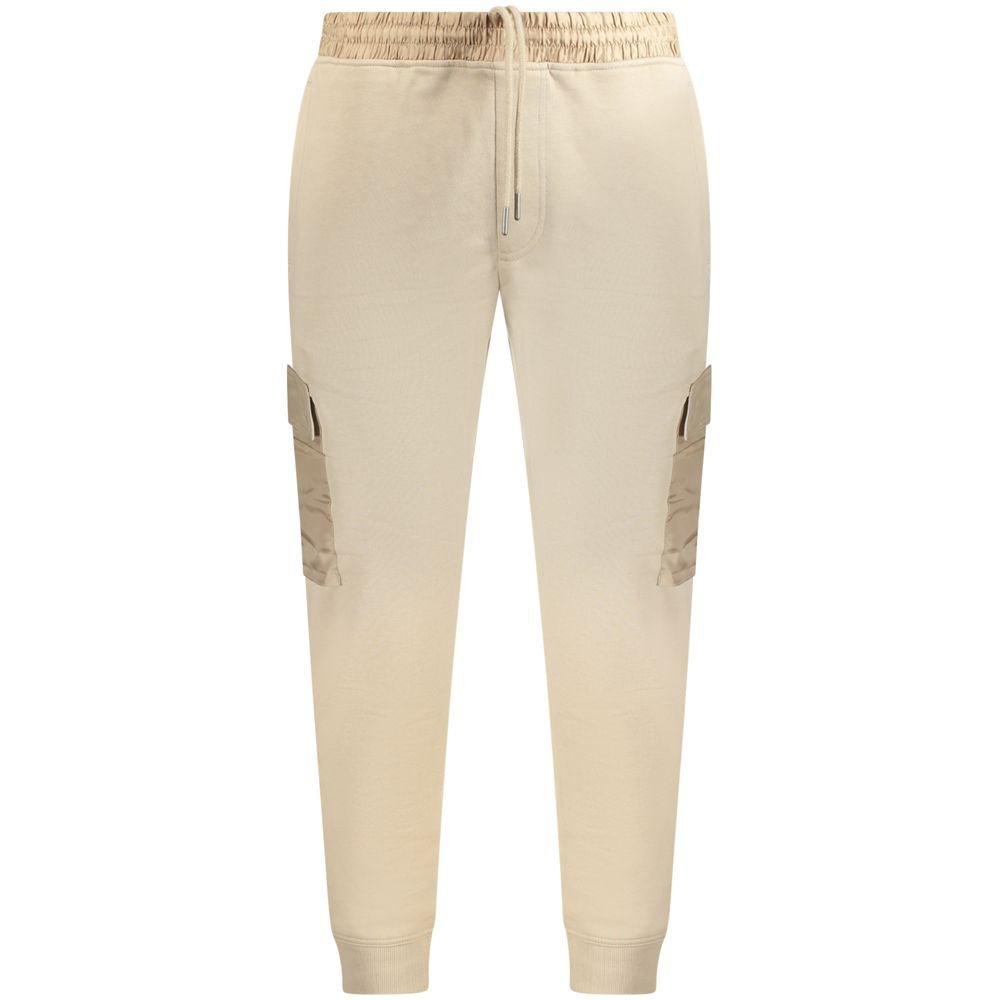 Hugo Boss Beige Cotton Jogger - The Gentlemen's Vault