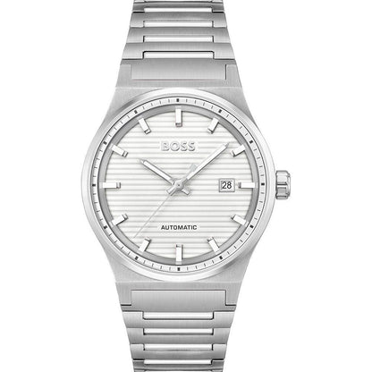 Hugo Boss Gray Stainless Steel Dress Watch - The Gentlemen's Vault