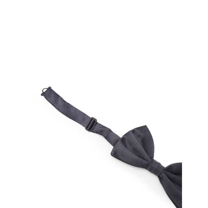 Dolce & Gabbana Gray Silk Bowtie - The Gentlemen's Vault