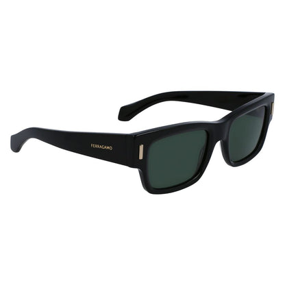 Ferragamo Black Acetate Sunglasses - The Gentlemen's Vault