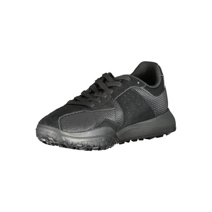 Tommy Hilfiger Black Polyester Sneaker - The Gentlemen's Vault