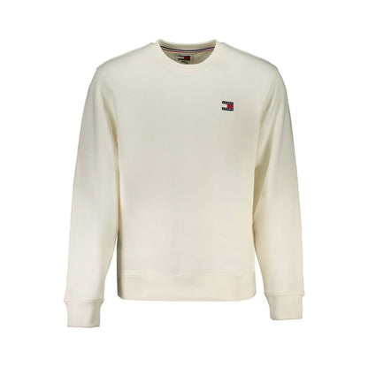 Tommy Hilfiger White Cotton Sweatshirt - The Gentlemen's Vault