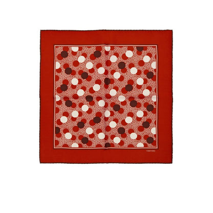 Tom Ford Red Silk Pocket Square - The Gentlemen's Vault