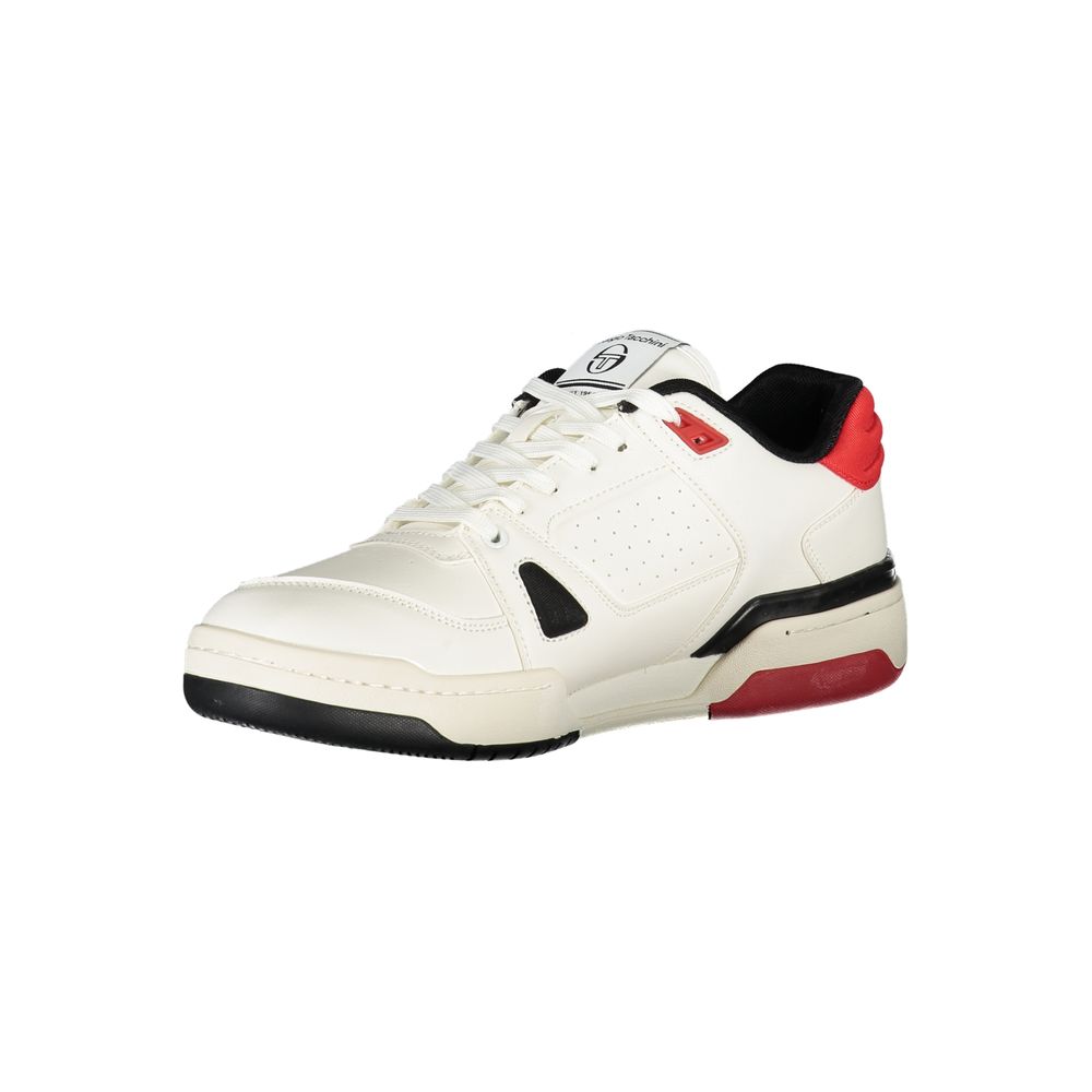 Sergio Tacchini White Polyester Sneaker - The Gentlemen's Vault