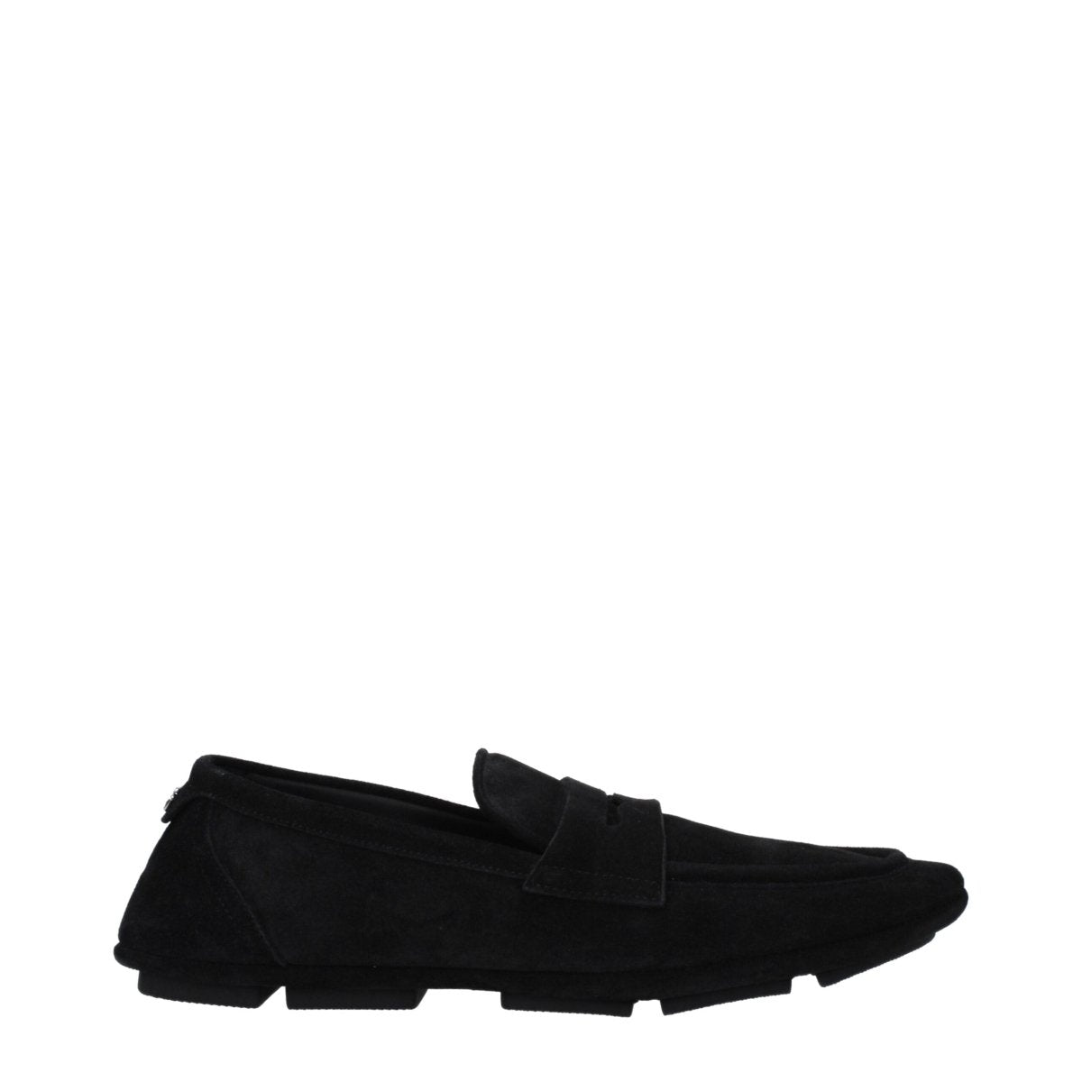 Dolce & Gabbana Black Leather Slip - On Loafers - The Gentlemen's Vault