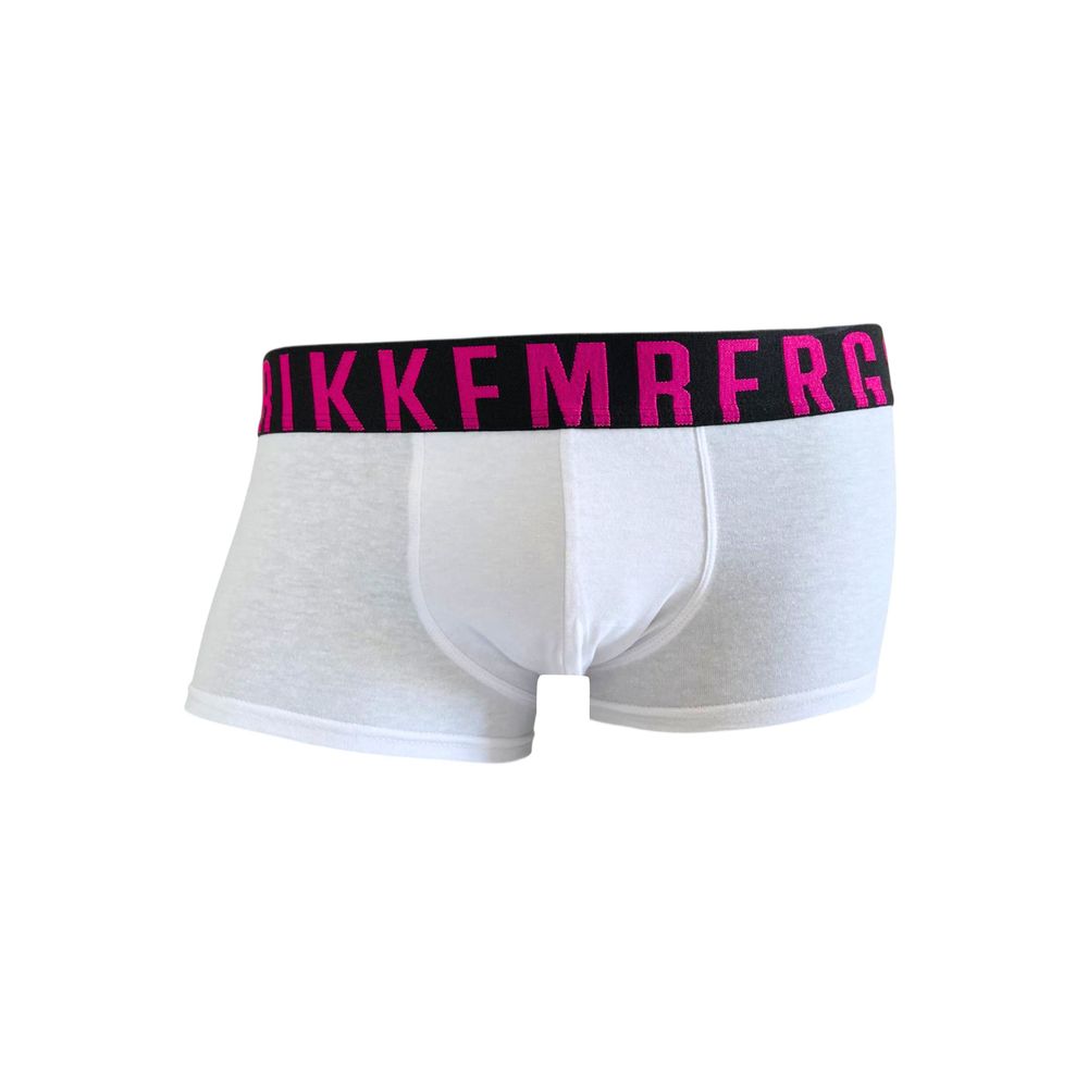 Bikkembergs White Cotton Men's Boxer - The Gentlemen's Vault