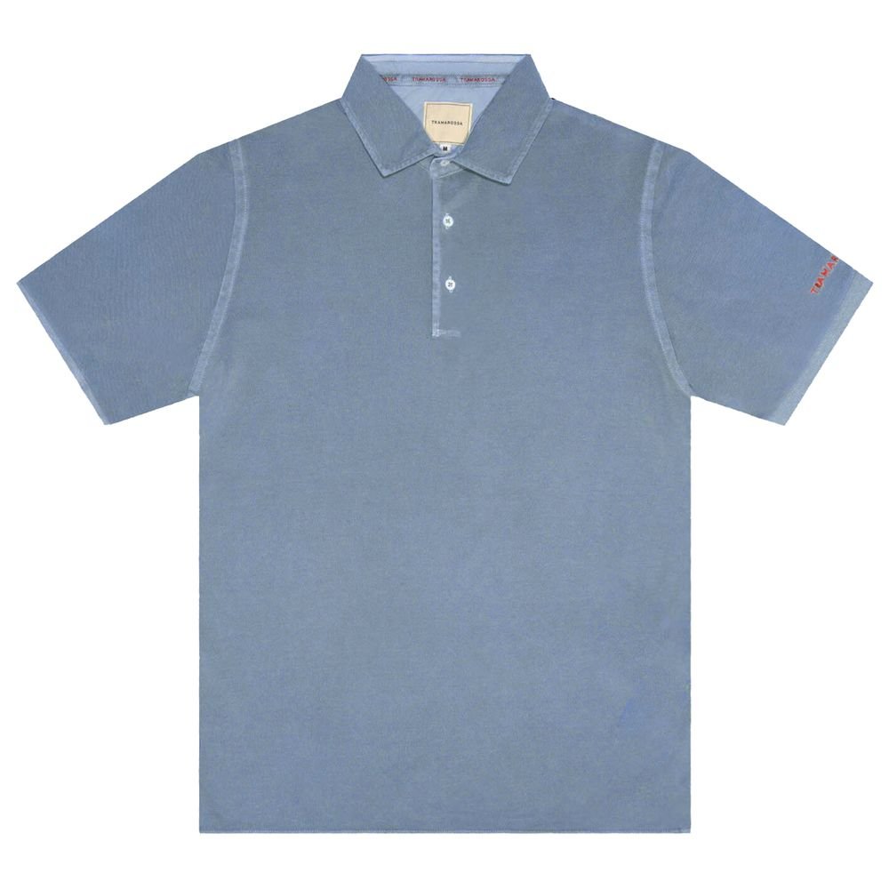 Tramarossa Light Blue Cotton Men Polo Shirt - The Gentlemen's Vault