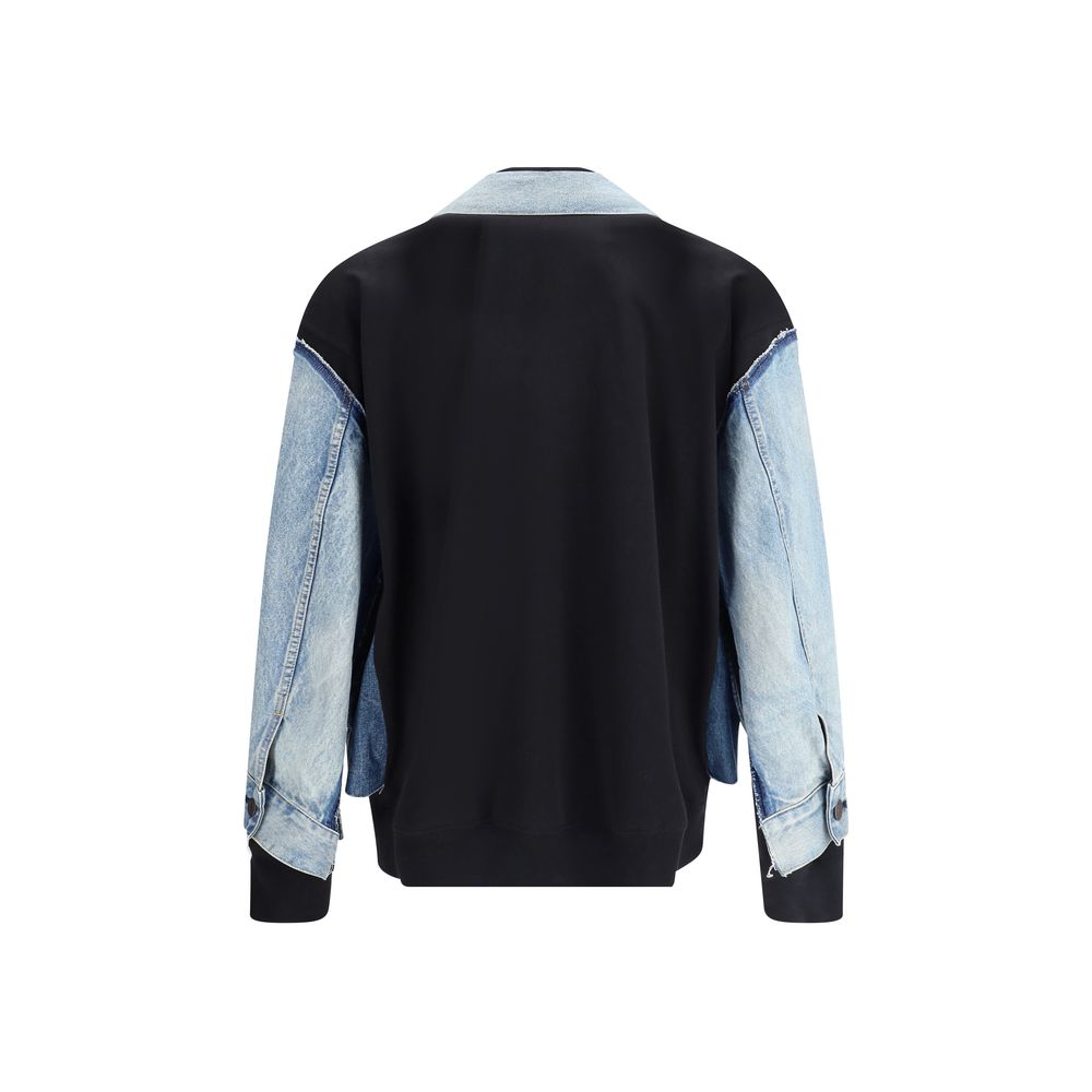 Junya Watanabe Denim Jacket with Cardigan - The Gentlemen's Vault