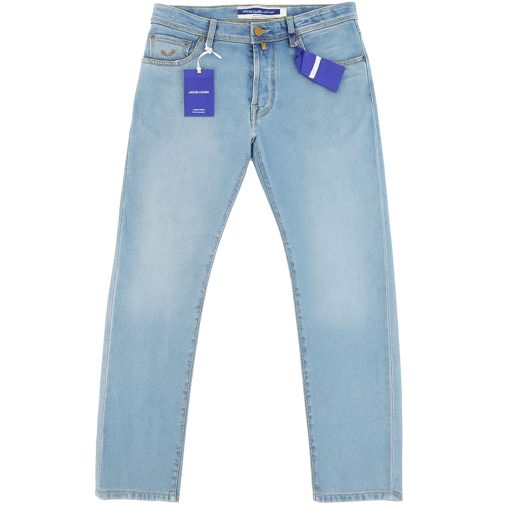 Jacob Cohen Blue Cotton Jeans & Pant - The Gentlemen's Vault