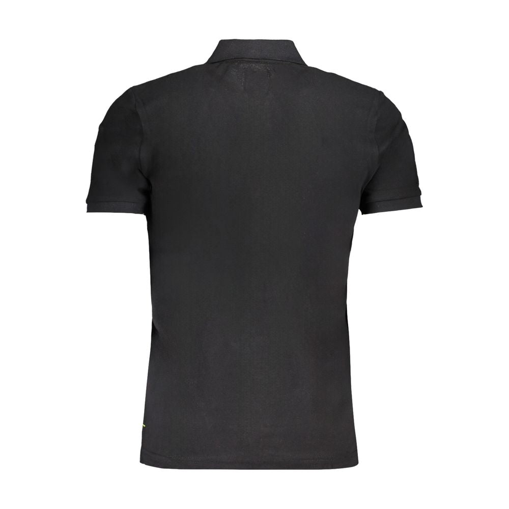 Gianmarco Venturi Black Cotton Polo Shirt - The Gentlemen's Vault