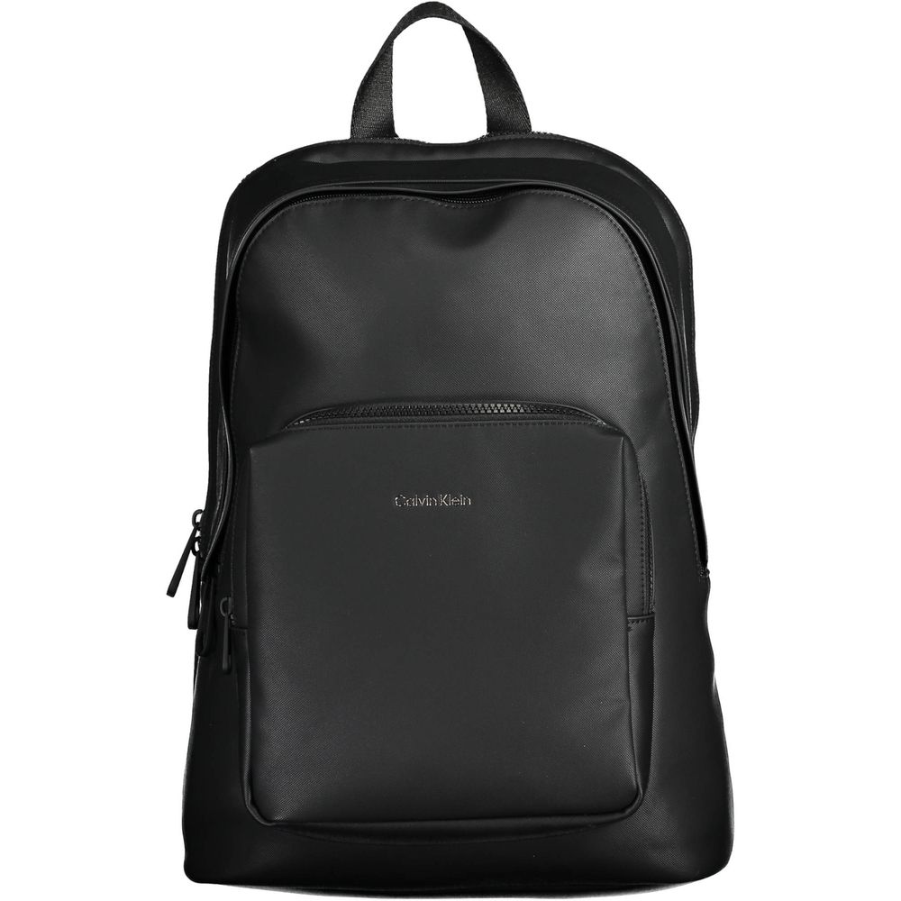 Calvin Klein Black Polyester Men Backpack - The Gentlemen's Vault