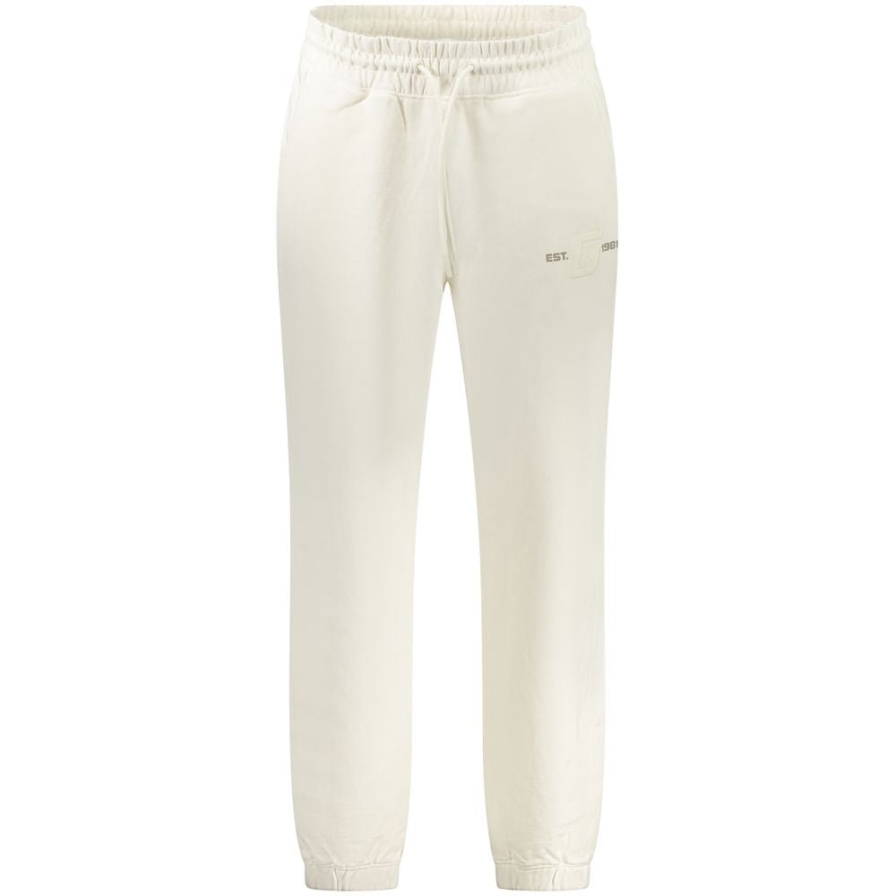Guess Jeans White Cotton Pant - The Gentlemen's Vault