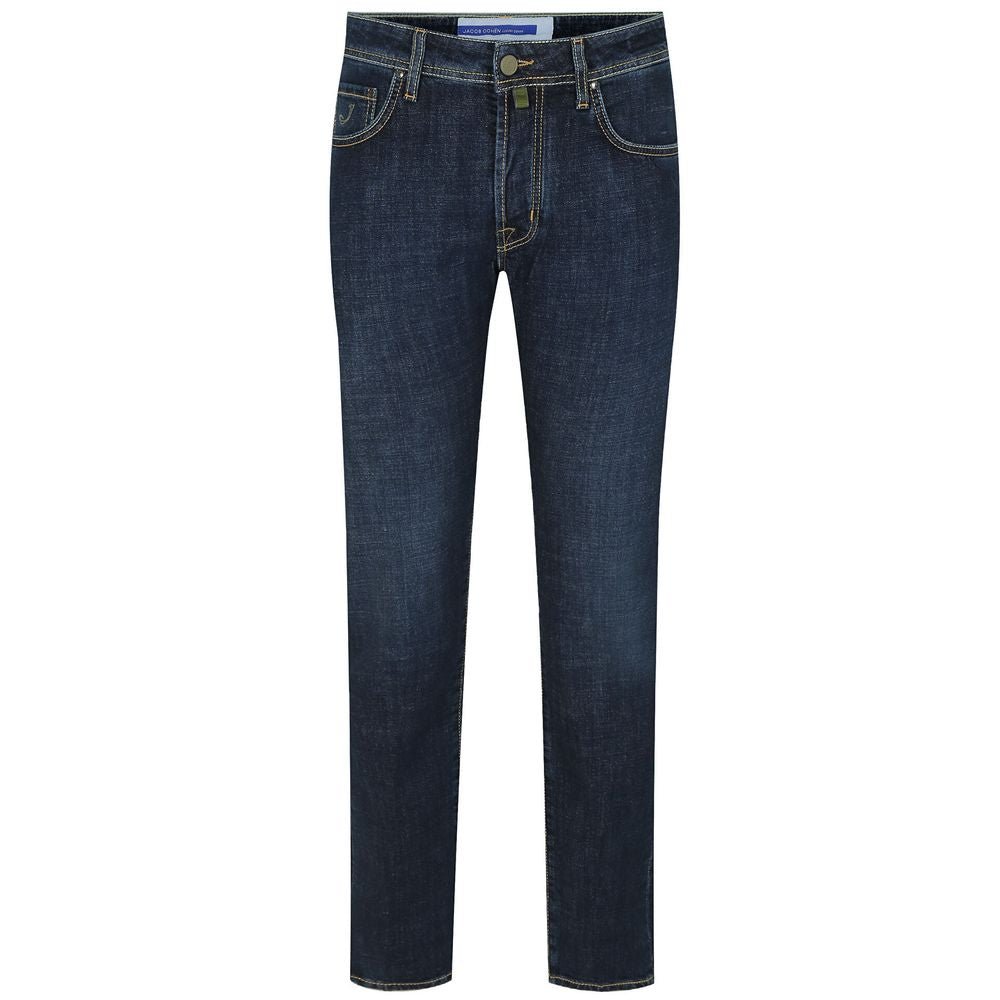 Jacob Cohen Blue Cotton Jeans & Pant - The Gentlemen's Vault