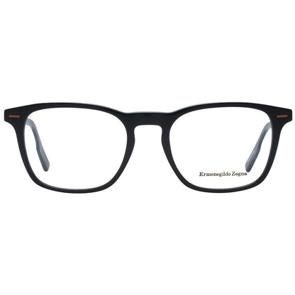 Ermenegildo Zegna Black Men Glasses Frame - The Gentlemen's Vault