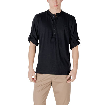 Antony Morato Black Cotton T-Shirt - The Gentlemen's Vault