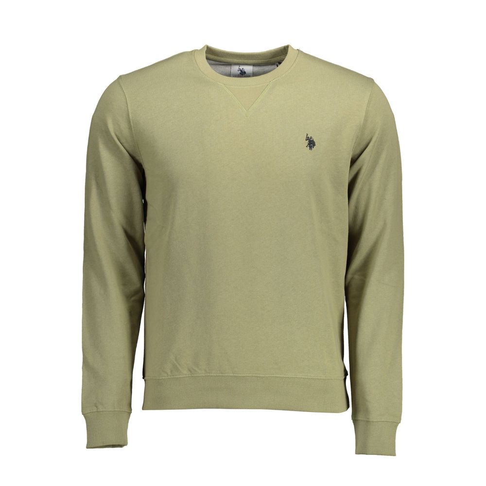U.S. POLO ASSN. Green Cotton Men Sweater - The Gentlemen's Vault