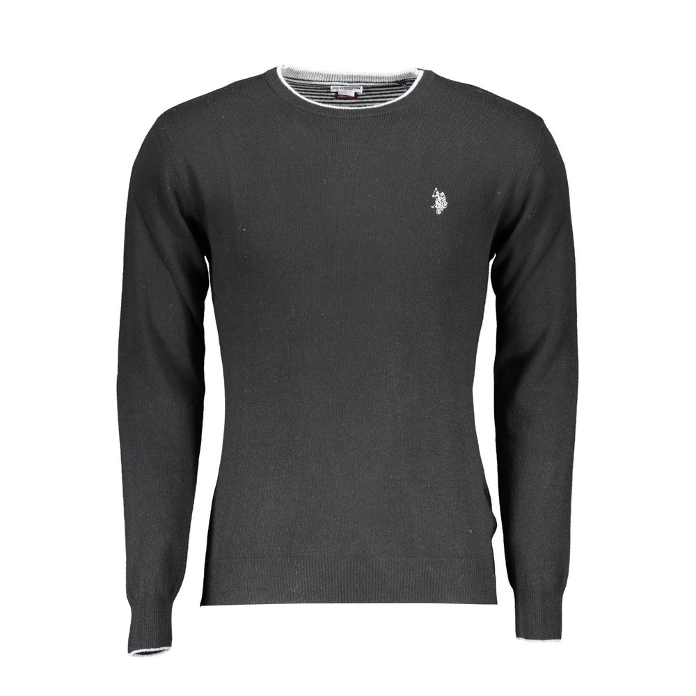 U.S. POLO ASSN. Black Wool Sweater - The Gentlemen's Vault