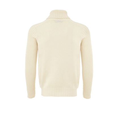 Gran Sasso White Wool Turtleneck - The Gentlemen's Vault