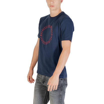 Bikkembergs Blue Cotton T-Shirt - The Gentlemen's Vault
