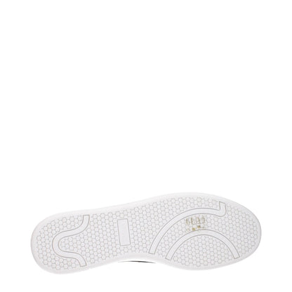 Versace Blue Leather Low Tops - The Gentlemen's Vault