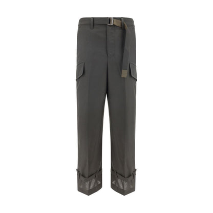 Sacai Pants with adjustable hem - The Gentlemen's Vault