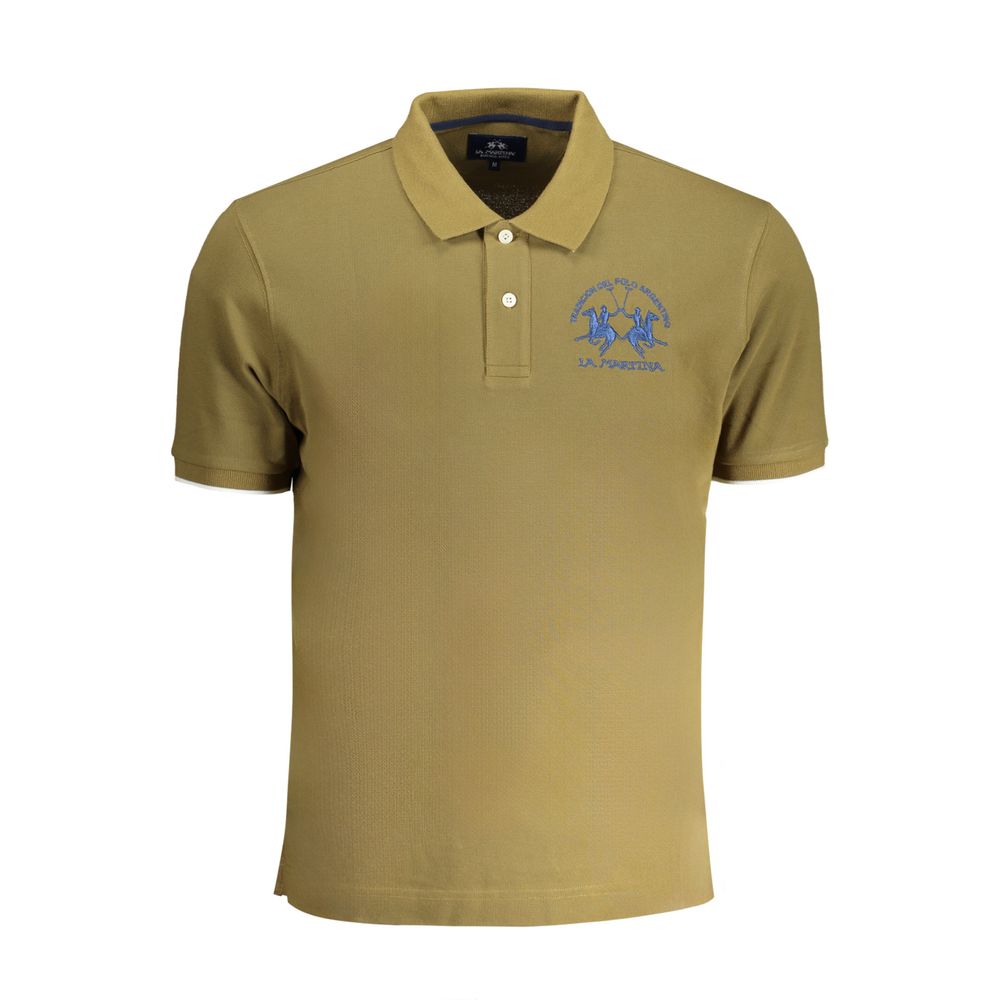 La Martina Green Cotton Polo Shirt - The Gentlemen's Vault