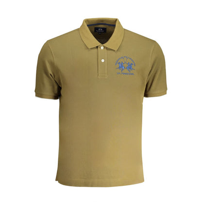 La Martina Green Cotton Polo Shirt - The Gentlemen's Vault
