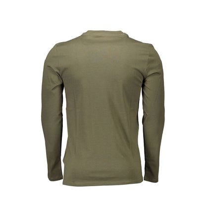 Guess Jeans Green Cotton T-Shirt - The Gentlemen's Vault