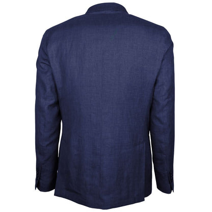 Loro Piana Made in Italy Blue Linen Blazer - The Gentlemen's Vault