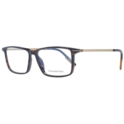 Ermenegildo Zegna Brown Men Glasses Frame - The Gentlemen's Vault