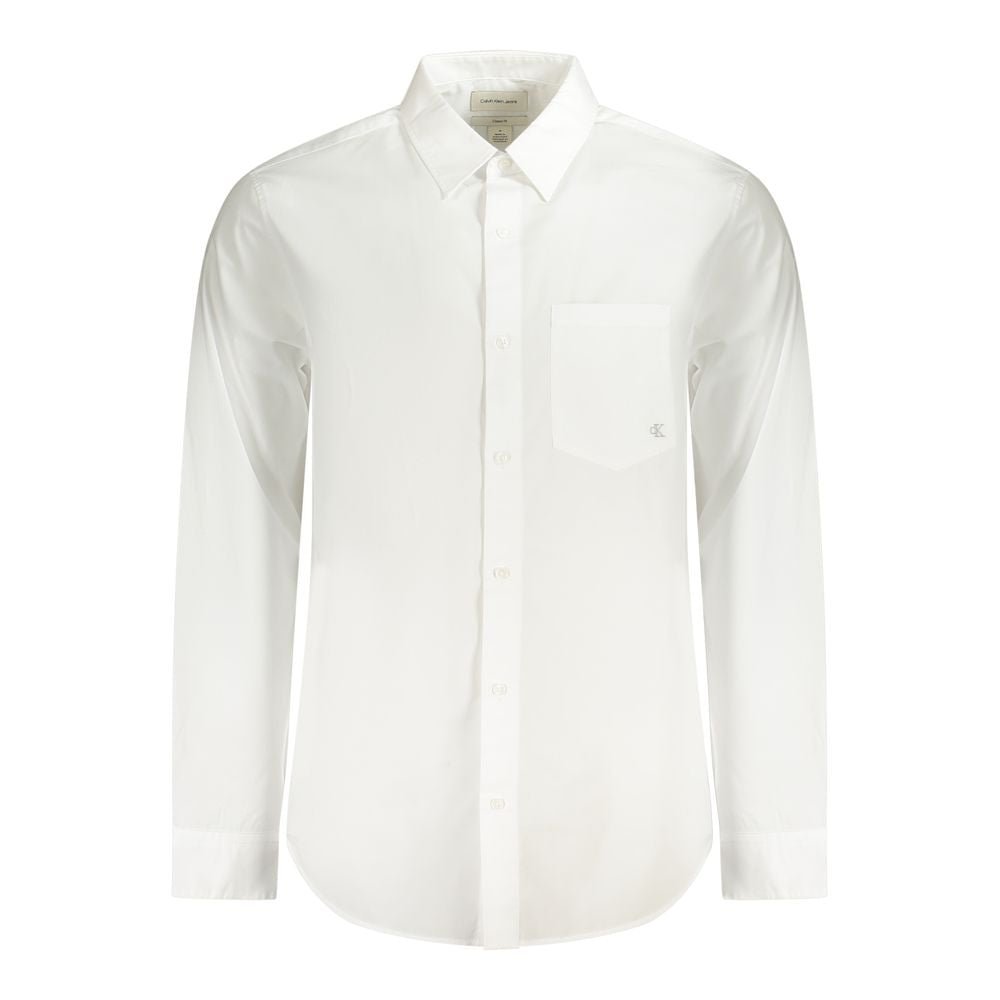 Calvin Klein White Cotton Shirt - The Gentlemen's Vault