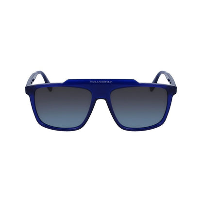 Karl Lagerfeld Blue Injected Sunglasses - The Gentlemen's Vault