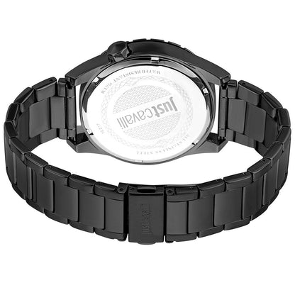 Just Cavalli Black Stainless Steel Dress Watch - The Gentlemen's Vault