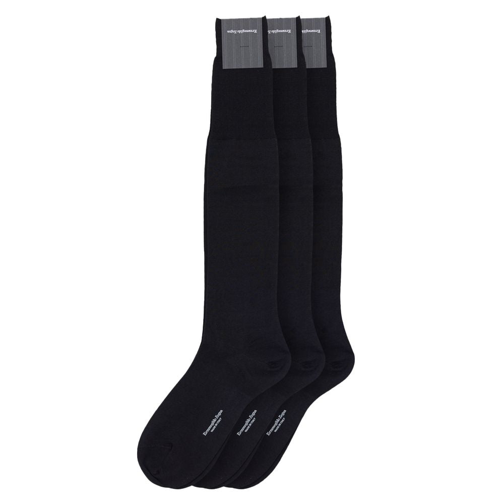ZEGNA Black Wool Sock - The Gentlemen's Vault