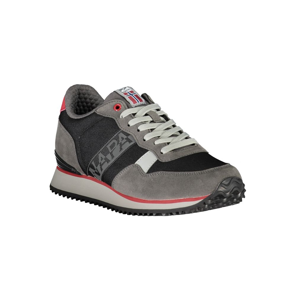 Napapijri Sleek Black Lace - Up Sport Sneakers - The Gentlemen's Vault
