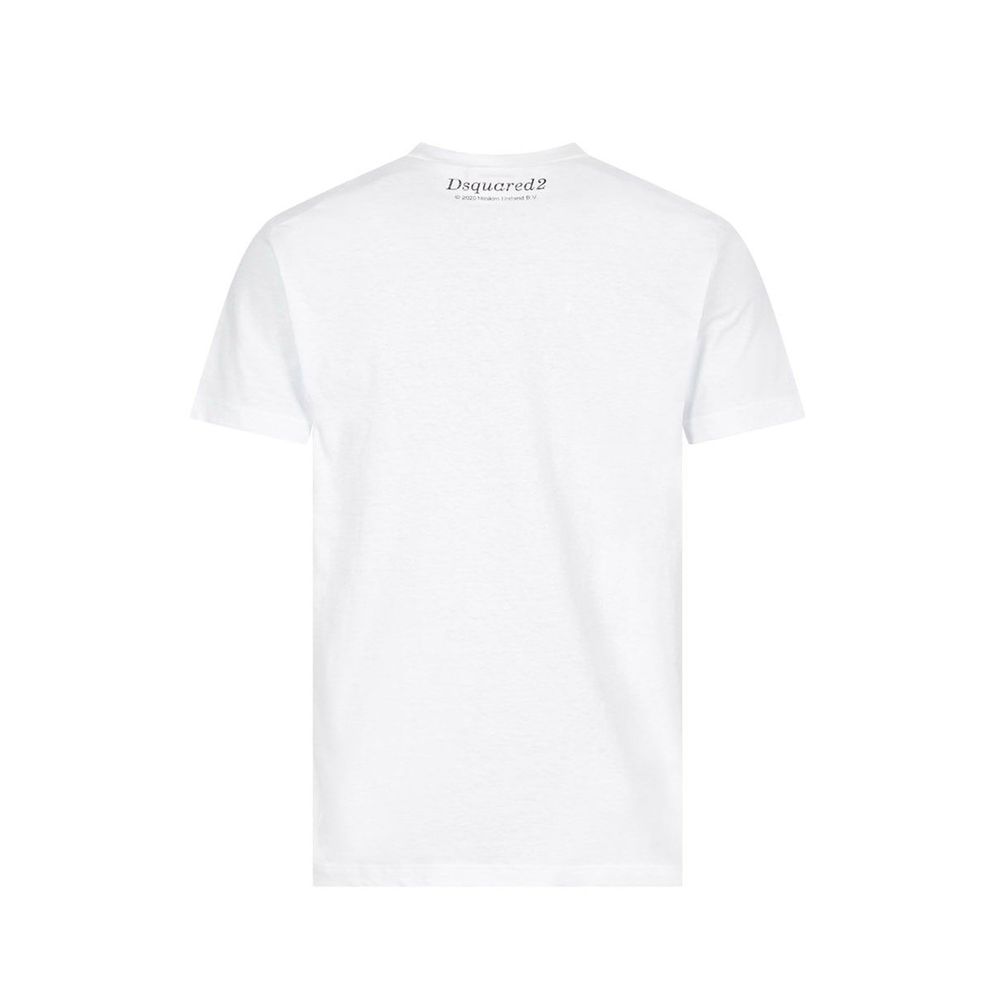 Dsquared² White Cotton T-Shirt - The Gentlemen's Vault