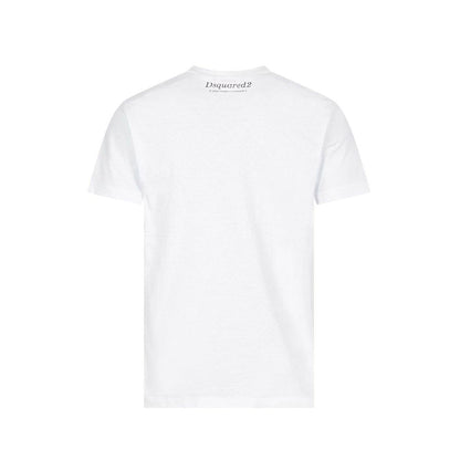 Dsquared² White Cotton T-Shirt - The Gentlemen's Vault