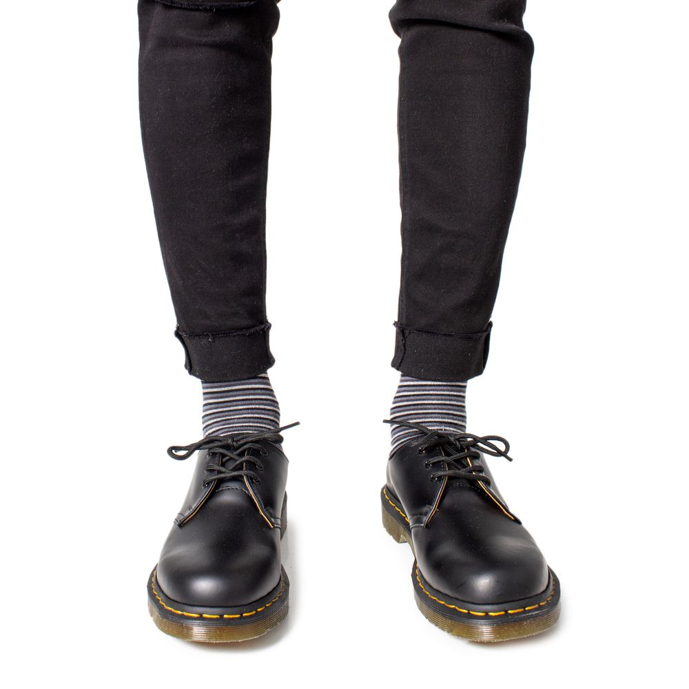 Dr. Martens Black Leather Oxfords And Derby - The Gentlemen's Vault