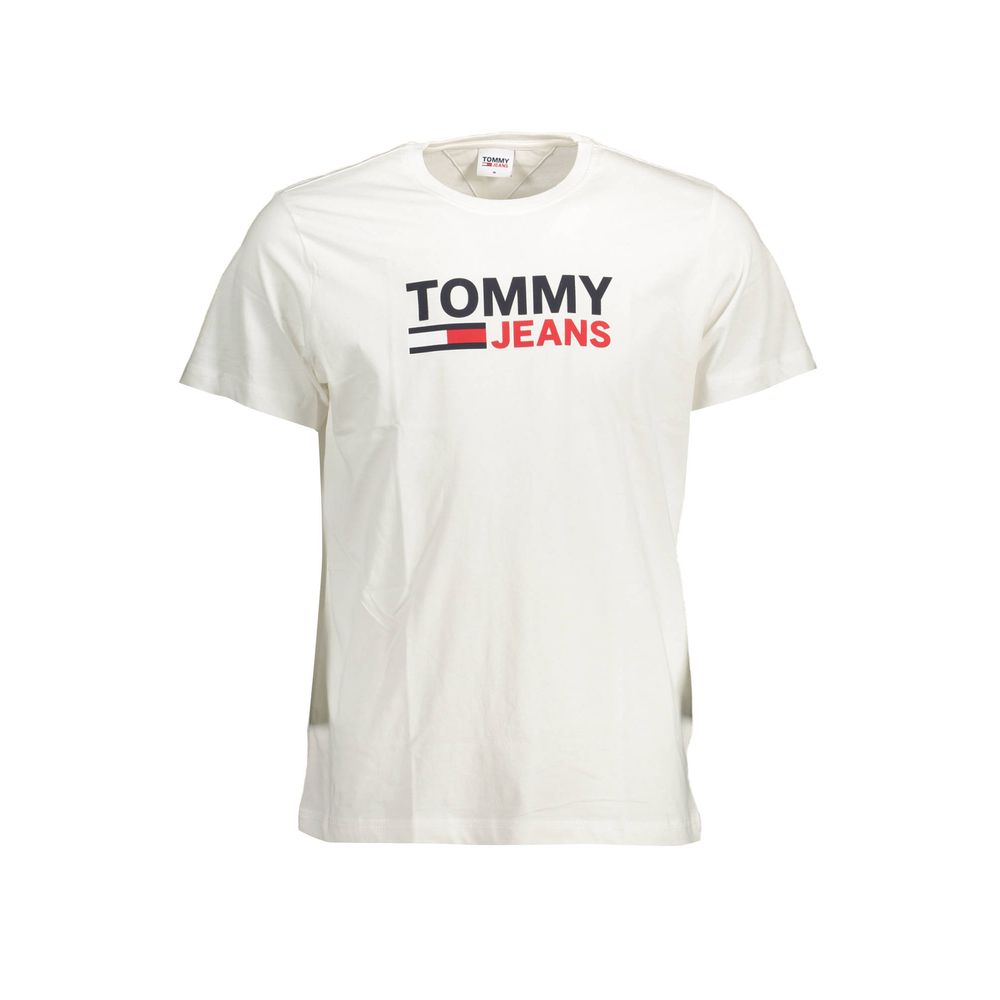 Tommy Hilfiger White Cotton T-Shirt - The Gentlemen's Vault