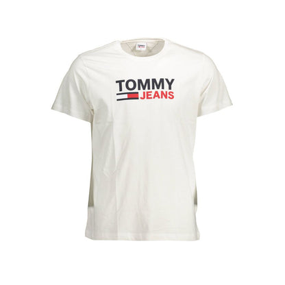 Tommy Hilfiger White Cotton T-Shirt - The Gentlemen's Vault