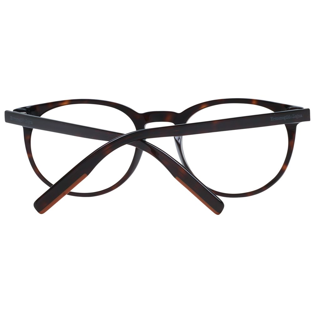 Ermenegildo Zegna Brown Men Glasses Frame - The Gentlemen's Vault