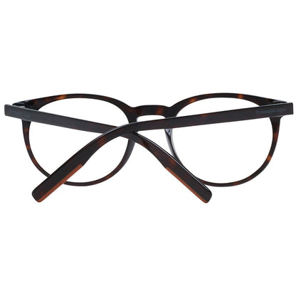 Ermenegildo Zegna Brown Men Glasses Frame - The Gentlemen's Vault